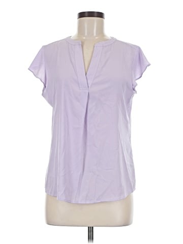 Calvin Klein Short Sleeve Blouse (view 1)