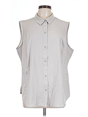 Eddie Bauer Sleeveless Button-Down Shirt (view 1)