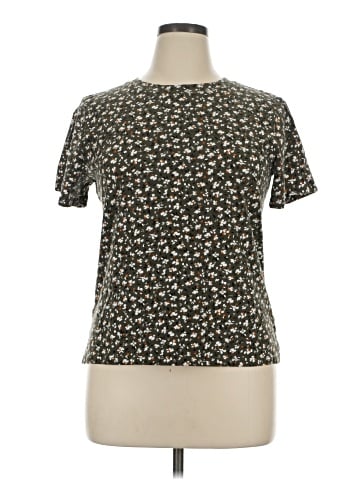 Ann Taylor Factory Short Sleeve T-Shirt (view 1)