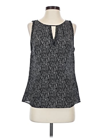 Greylin Sleeveless Silk Top (view 1)
