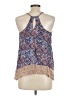 Mossimo Supply Co. 100% Rayon Blue Sleeveless Blouse Size L - photo 2