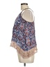 Mossimo Supply Co. 100% Rayon Blue Sleeveless Blouse Size L - photo 5