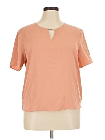 Calvin Klein Short Sleeve Blouse (view 1)