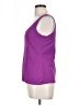 Basic Editions Purple Sleeveless Top Size L - photo 5