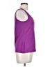 Basic Editions Purple Sleeveless Top Size L - photo 4