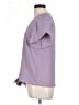 1.State Purple Short Sleeve Blouse Size L - photo 5