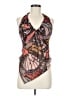 Free People 100% Polyester Orange Kimono Size M - photo 1