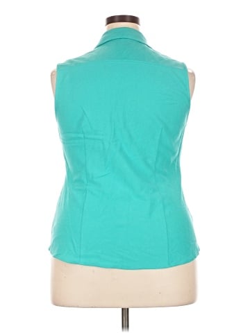 Charter Club Sleeveless Button-Down Shirt (view 2)