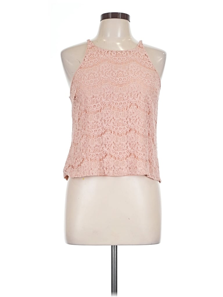 Pre-owned Monteau Sleeveless Blouse In Pink