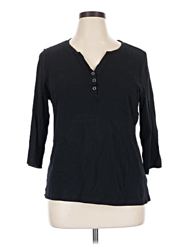 Karen Scott 3/4 Sleeve T-Shirt (view 1)