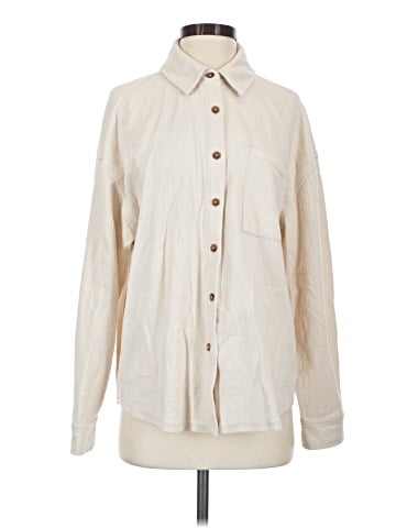 OAK + FORT Long Sleeve Button-Down Shirt (view 1)
