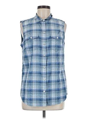 Eddie Bauer Sleeveless Button-Down Shirt (view 1)