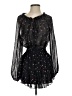 LoveShackFancy 100% Silk Hearts Black Cocktail Dress Size XS - photo 1