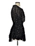 LoveShackFancy 100% Silk Hearts Black Cocktail Dress Size XS - photo 4