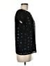 Milly 100% Polyester Tweed Black Short Sleeve T-Shirt Size 6 - photo 4