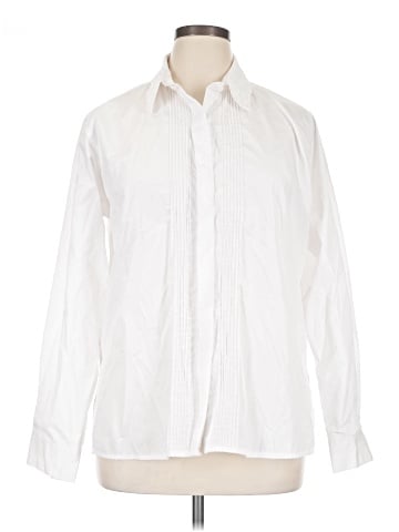 Impressions Long Sleeve Button-Down Shirt (view 1)