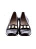 Salvatore Ferragamo Black Brown Heels Size 7 1/2 - photo 2