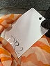 DR2 100% Polyester Orange Long Sleeve Blouse Size S - photo 8