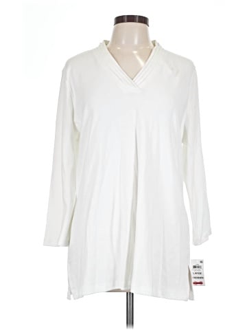 Karen Scott 3/4 Sleeve Blouse (view 1)