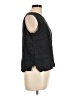 bryn WALKER 100% Silk Black Sleeveless Top Size M - photo 4