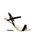Jeffrey Campbell 100% Leather Black Gold Heels Size 8 - photo 1