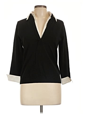 Cable & Gauge 3/4 Sleeve Blouse (view 1)