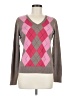 IZOD 100% Cotton Argyle Gray Pullover Sweater Size M - photo 1