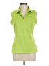 Nike 100% Polyester Green Short Sleeve Polo Size L - photo 1