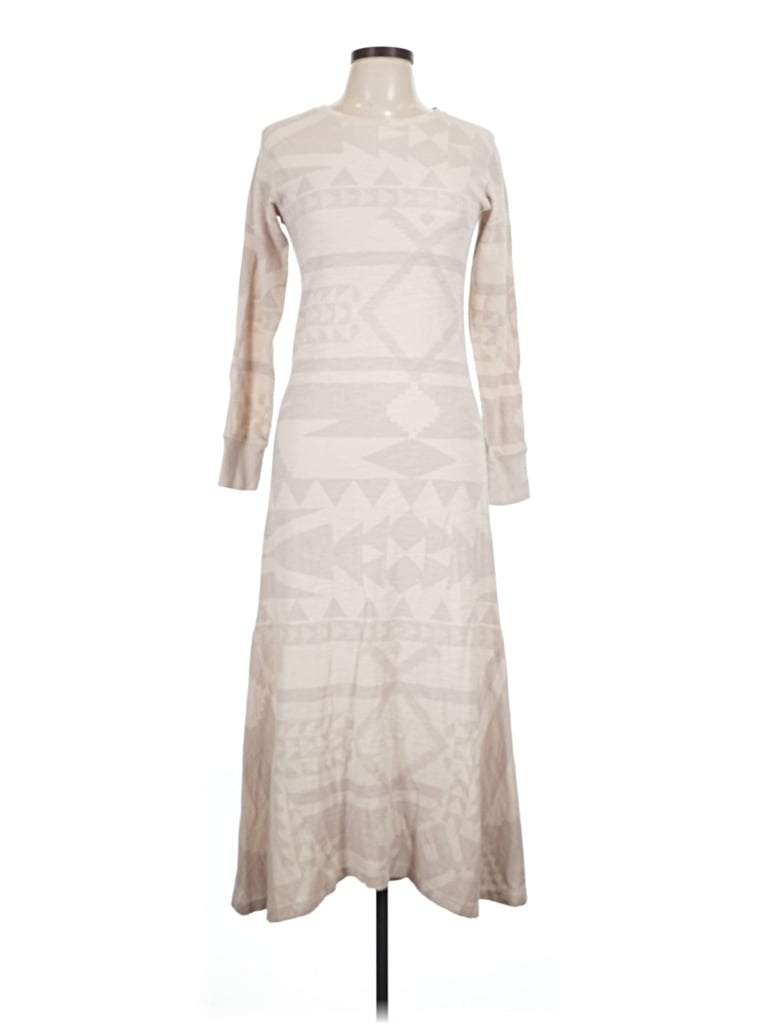 Pre-owned Polo By Ralph Lauren Casual Dress In Ivory