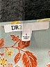 DR2 100% Rayon Floral Blue Short Sleeve Blouse Size L - photo 7