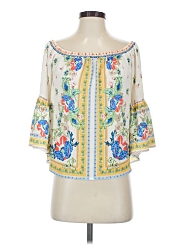 Jealous Tomato 3/4 Sleeve Blouse (view 1)