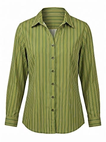 Roaman's 3/4 Sleeve Button-Down Shirt (view 1)
