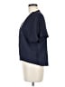 Emery Rose Blue Short Sleeve Blouse Size M - photo 5