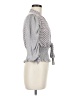 Double Zero Gray 3/4 Sleeve Blouse Size M - photo 4