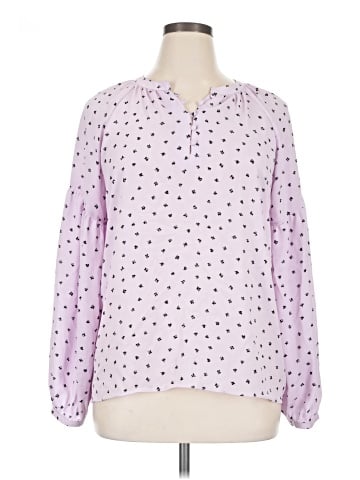 Ann Taylor Factory Long Sleeve Blouse (view 1)