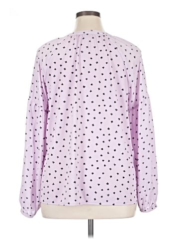 Ann Taylor Factory Long Sleeve Blouse (view 2)