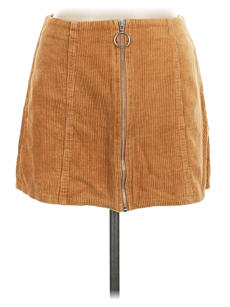 Pre-owned Forever 21 Casual Skirt In Brown