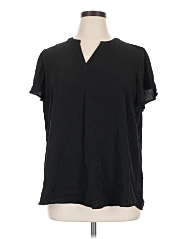 Maurices Short Sleeve Blouse (view 1)