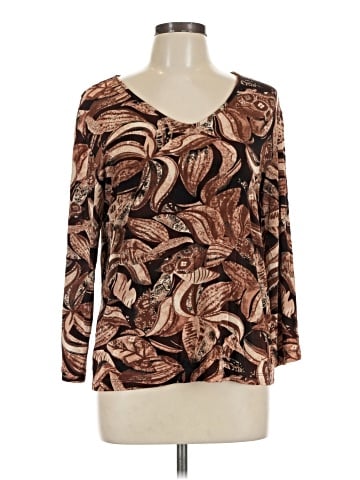 Travelers by Chico's 3/4 Sleeve T-Shirt (view 1)