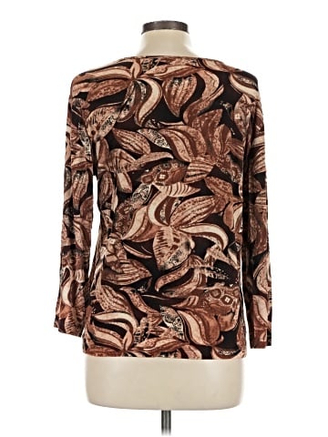 Travelers by Chico's 3/4 Sleeve T-Shirt (view 2)