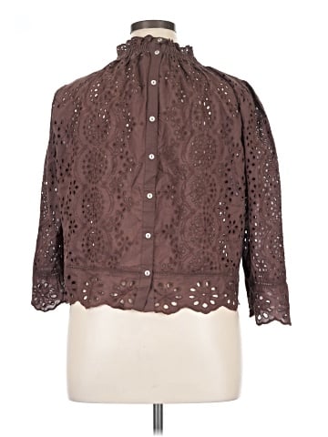 Jennifer & Grace 3/4 Sleeve Blouse (view 2)