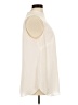 Ann Taylor LOFT 100% Polyester Ivory Sleeveless Blouse Size 16 - photo 4