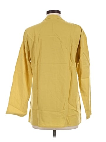 Unbranded 3/4 Sleeve Button-Down Shirt (view 2)