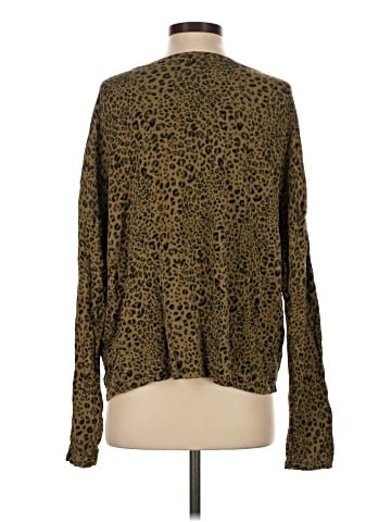 Garnet Hill Long Sleeve Silk Top (view 2)
