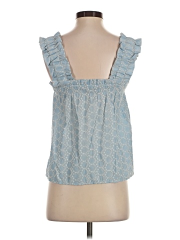 Aqua Sleeveless Blouse (view 2)