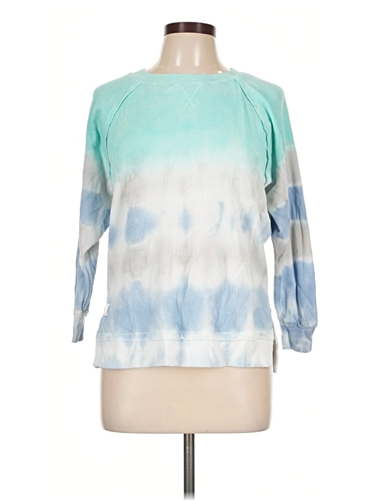 Pre-owned Simply Southern 3/4 Sleeve T-shirt In Teal