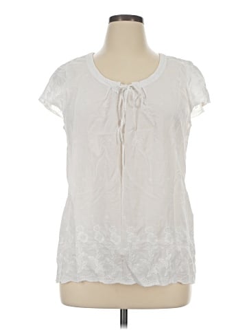 IZOD Short Sleeve Blouse (view 1)