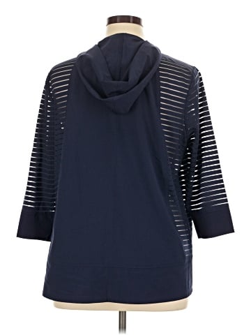 Weekends by Chico's Zip Up Hoodie (view 2)