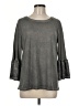 Dantelle Gray 3/4 Sleeve Top Size M - photo 1