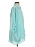 Renuar 100% Polyester Teal 3/4 Sleeve Blouse Size M - photo 4